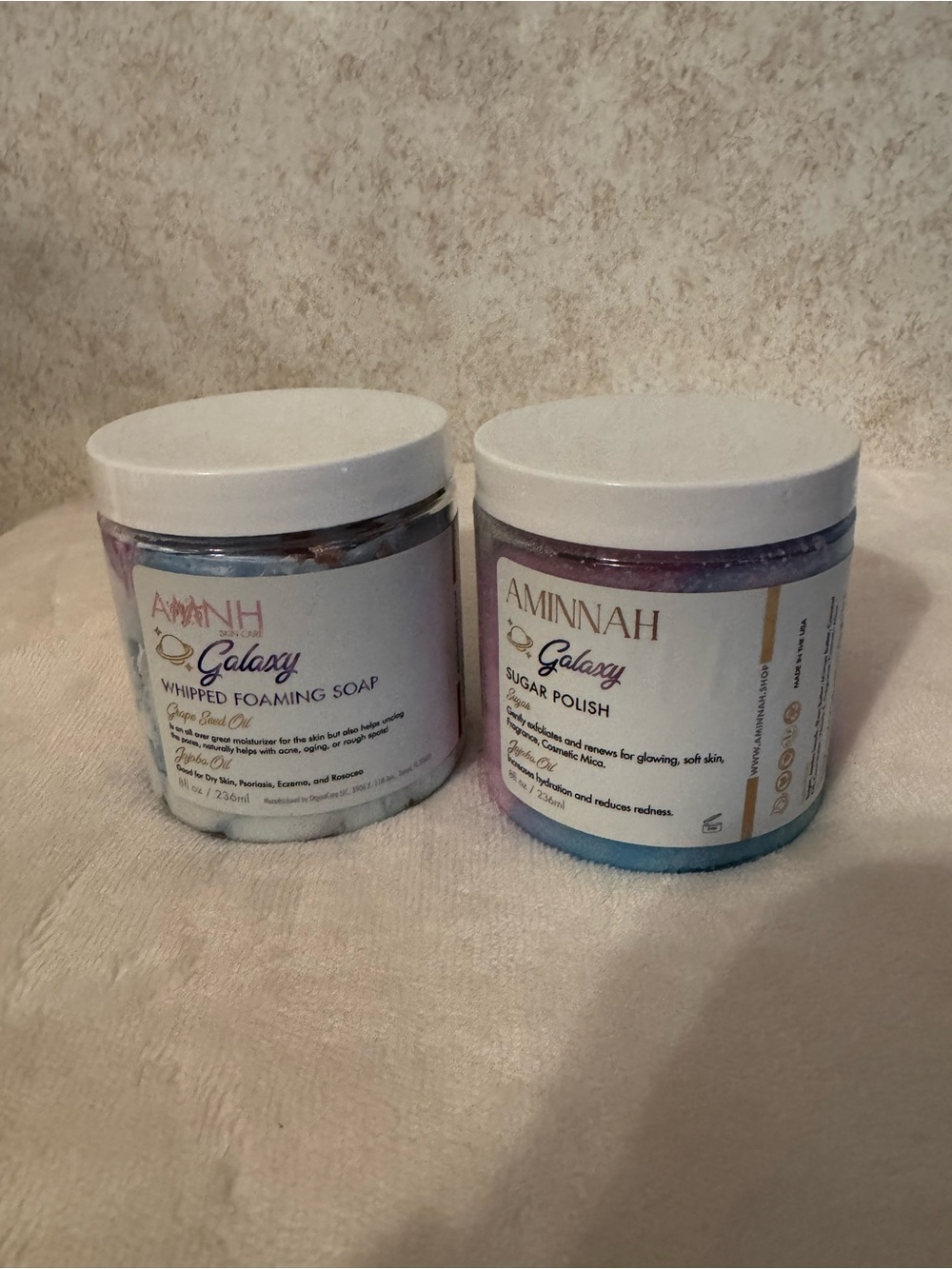 Galaxy Sugar Polish & Whipped Foaming Soap - Purple/Blue